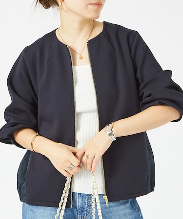 【一部店舗限定】ダンボールジップアップブルゾン