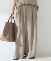 【セットアップ対応】キュプラフィブリル ワイドパンツ