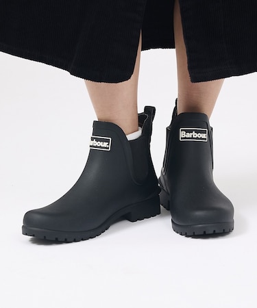 【Barbour/バブアー】レインブーツショート/レインブーツ/シーズンレス/梅