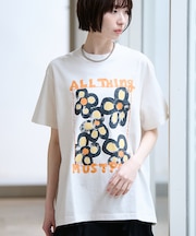 【KURO/クロ】ANYTHING FLOWER Tシャツ/日本製【WEB限定】