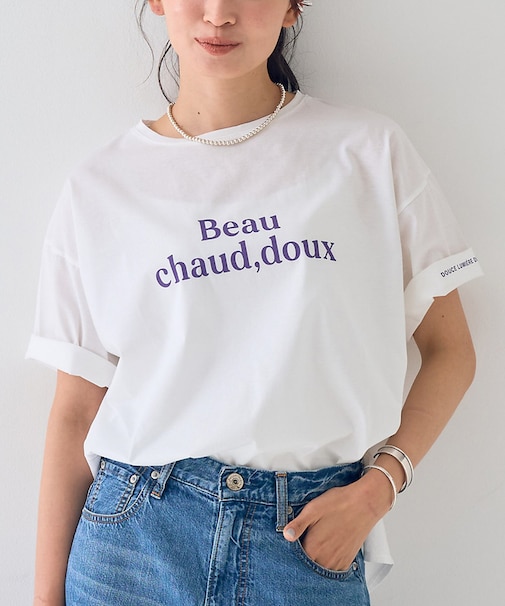 ターンバックロゴTシャツ