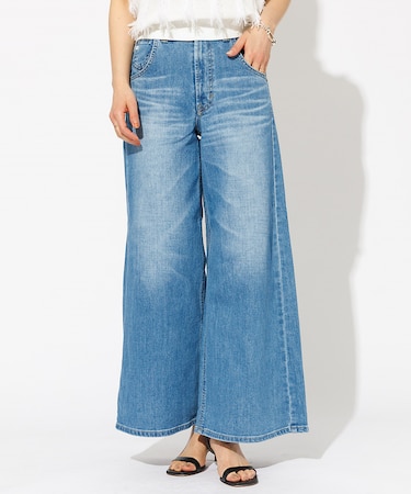 【SOMETHING/サムシング】LISA / スーパーワイド / デニムパンツ