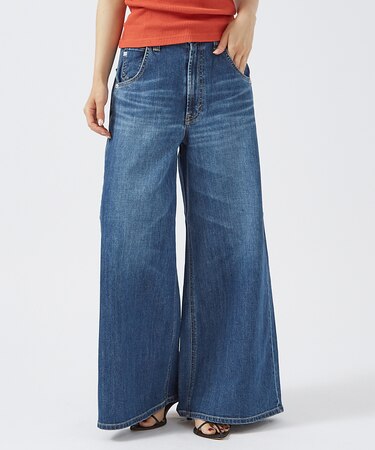 【SOMETHING/サムシング】LISA / スーパーワイド / デニムパンツ