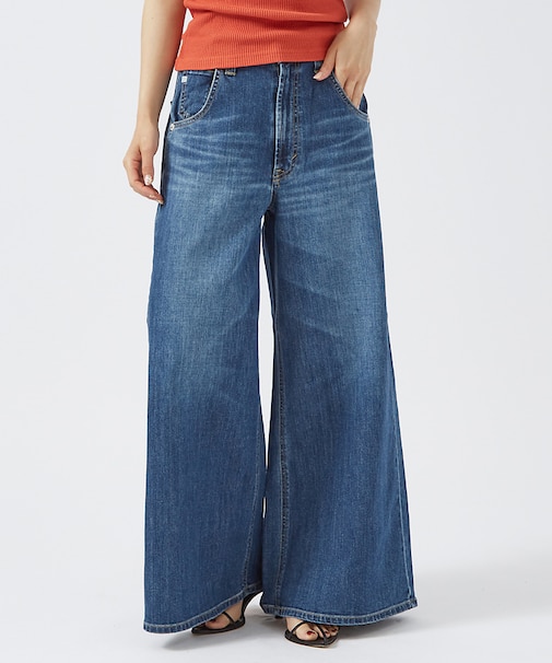 【SOMETHING/サムシング】LISA / スーパーワイド / デニムパンツ