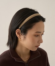 【heyep／ヘイップ】フェイクレザーカチューシャ