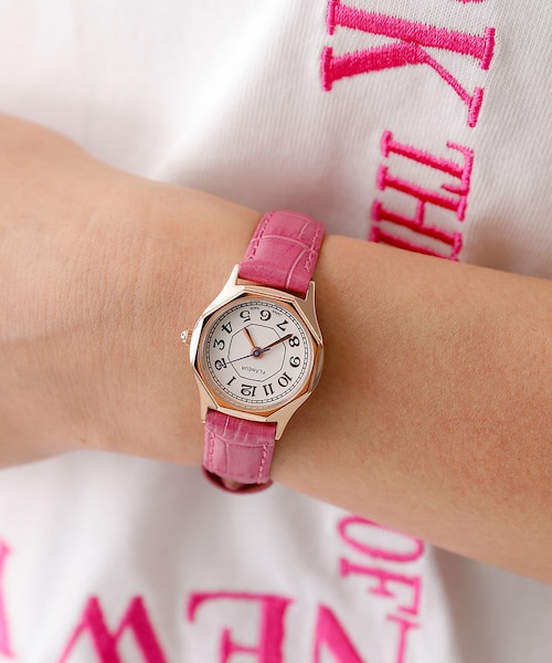 FLANEUR/フラヌール】腕時計/八角形/アラビア数字/レディース