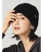 【RUBEN/ルーベン】ケーブル裏ボアニット帽/RUS-7092【WEB限定】