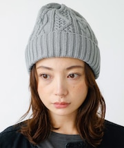 【RUBEN/ルーベン】ケーブル裏ボアニット帽/RUS-7092【WEB限定】