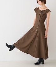 【一部店舗限定】アシメショルダーワンピース