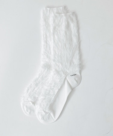 【YUQRI/ユクリ】Faux fur/靴下/ファー/もこもこ/ギフト【WEB限