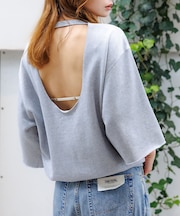 【IRONING / アイロニング】Glitter sweat hslv / グ