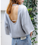 【IRONING / アイロニング】Glitter sweat hslv / グ