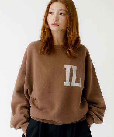 【REMI RELIEF / レミレリーフ】SP加工起毛裏毛クルー "IL" /