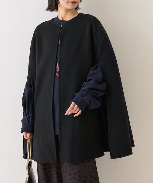 【ウールSuper110’s】リバーマントコート