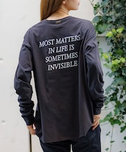 【MICA&DEAL /マイカアンドディール】バックプリントロンT/カットソー/