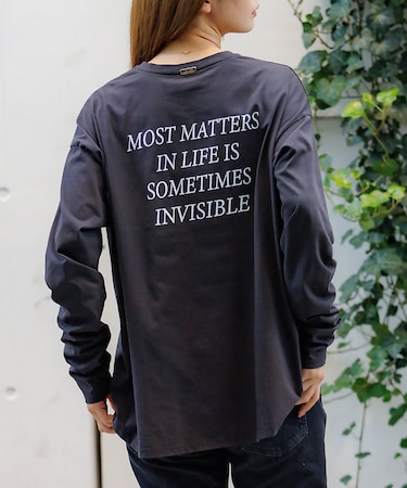 【MICA&DEAL /マイカアンドディール】バックプリントロンT/カットソー/