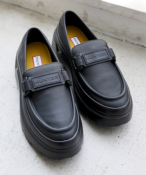 リファインド エクスプローラー フラットフォーム ボウ ローファー