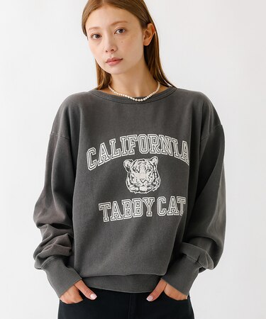 【MIXTA/ミクスタ】ロゴスウェット/スウェット/ギフト/加工/ヴィンテージ感