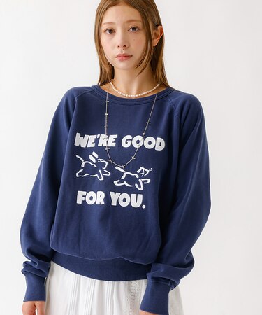 【MIXTA/ミクスタ】ロゴスウェット/スウェット/ギフト/加工/ヴィンテージ感