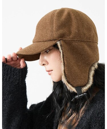 【RUBEN/ルーベン】RUS-6451/ウールライクドイヤーカバーキャップ/W