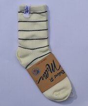 【Robert P.Miller/ロバートピーミラー】1Pソックス クルー/靴下