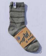 【Robert P.Miller/ロバートピーミラー】1Pソックス クルー/靴下