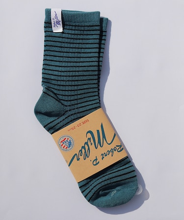 【Robert P.Miller/ロバートピーミラー】1Pソックス クルー/靴下