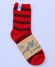 【Robert P.Miller/ロバートピーミラー】1Pソックス クルー/靴下