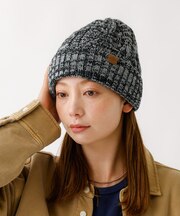【RUBEN/ルーベン】ケーブル裏ボアニット帽/ RUS-7092 MIX/メラ