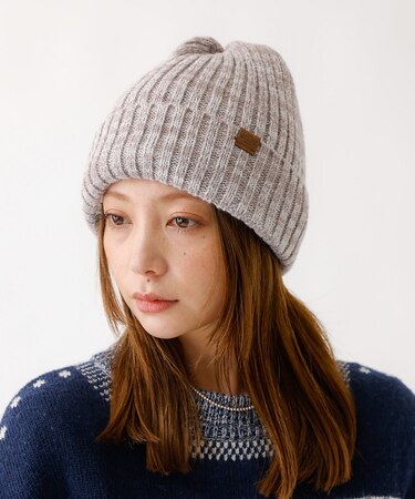 【RUBEN/ルーベン】RUS-7125/リブボアニット帽/RIB BORE W
