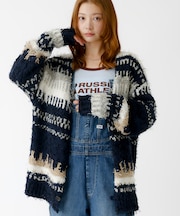 【JOHNBULL/ジョンブル】ファンシーカーディガン/ニット/カーディガン/フ