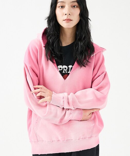 【JOHNBULL/ジョンブル】ヴィンテージ加工フーディ / レギュラーウェイト