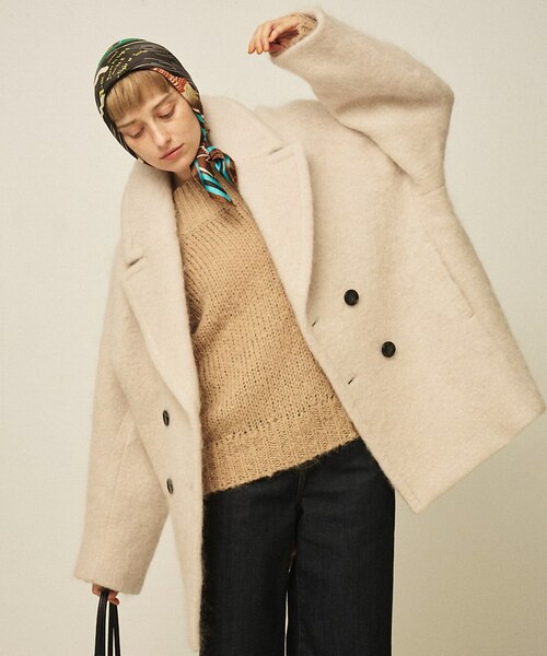 【新品未使用】定価27万CYCLASシャギーピーコート 新品未使用】定価27万CYCLASシャギーピーコート CYCLAS