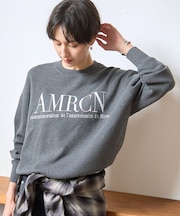 【AMERICANA×MICA＆DEAL/ アメリカーナ×マイカ】ロゴニット