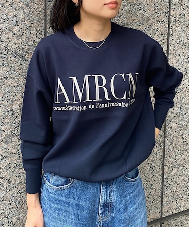 【AMERICANA×MICA＆DEAL/ アメリカーナ×マイカ】ロゴニット