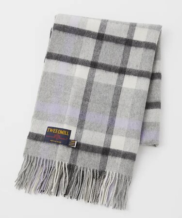 【定番人気】【2025AW新作】【TWEEDMILL/ツイードミル】大判ストール