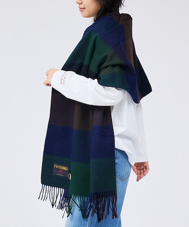 【定番人気】【2025AW新作】【TWEEDMILL/ツイードミル】大判ストール