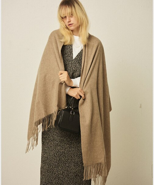 【定番人気】【2025AW新作】【TWEEDMILL/ツイードミル】大判ストール