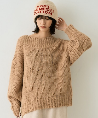 ロービングニットプルオーバー