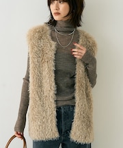 フェザーニットジレベスト