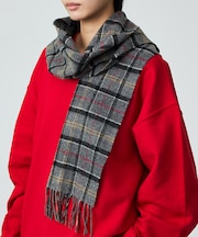 【BARBOUR/バブアー】タータンスカーフ / マフラー / ウール / チェ