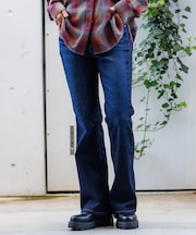 【SOMETHING/サムシング】BODYFIRE FLARE/フレアデニムパン