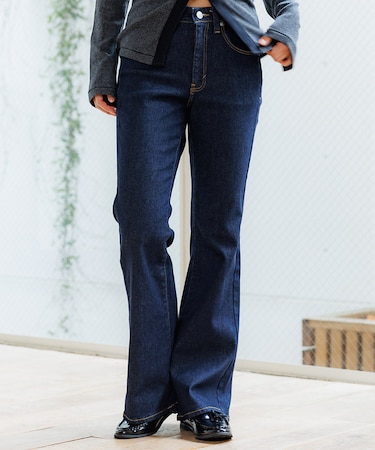 【SOMETHING/サムシング】BODYFIRE FLARE/フレアデニムパン