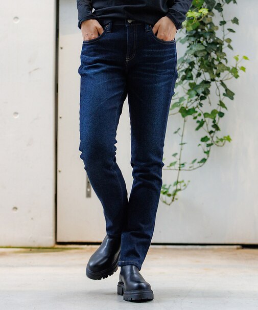 【SOMETHING/サムシング】BODYFIRE / テーパードデニムパンツ