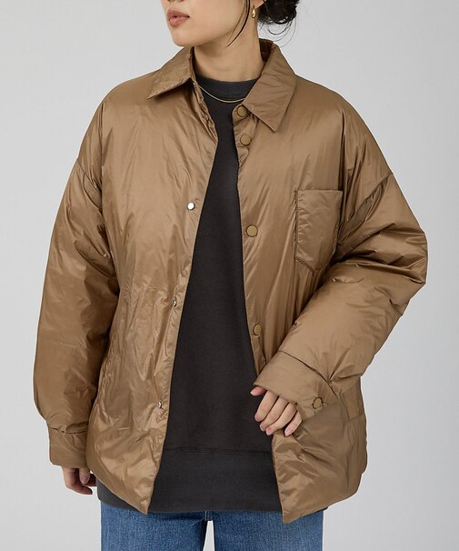【upper hights/アッパーハイツ】GENEVE ダウンシャツブルゾン