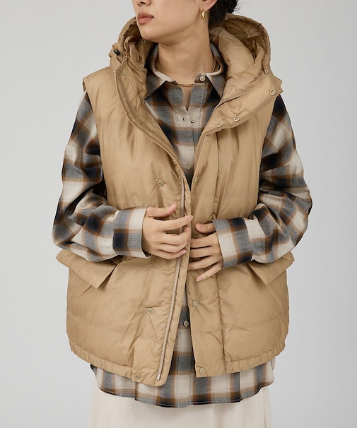 【REMI RELIEF/レミレリーフ】超軽量ダウンベスト