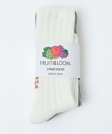 【FRUIT OF THE LOOM/フルーツ・オブ・ザ・ルーム】【3足セット】
