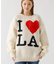 【THRIFTY LOOK/スリフティールック】ハンドニット / "I ?LA"