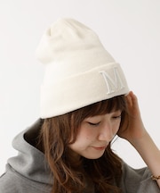 【MICA×NEW ERA/マイカ×ニューエラ】knit cap ロゴ刺繍ニット