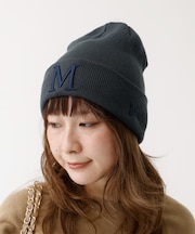 【MICA×NEW ERA/マイカ×ニューエラ】knit cap ロゴ刺繍ニット